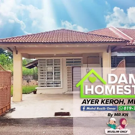 Damai Homestay Ayer Keroh Kampong Sungai Putat Luaran gambar