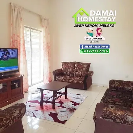 Damai Homestay Ayer Keroh Kampong Sungai Putat Luaran gambar